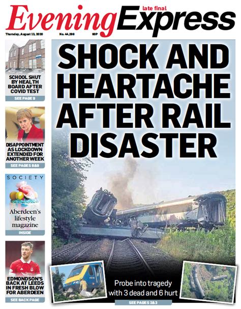 Scotlands Papers Horror On The 0638 And Tragedy On The Tracks