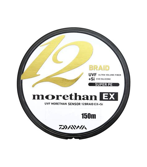 LINEA TRENZADA MORETHAN 12 BRAID EX 150 M DE DAIWA Maquieira
