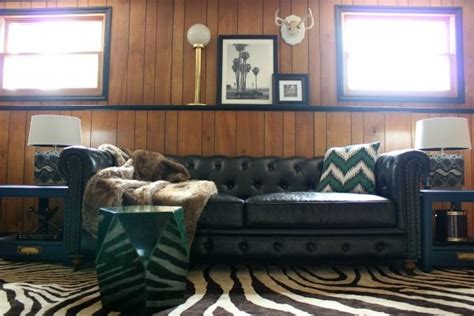 How Decorate Wood Paneling Without Painting Give Your 70s Wood