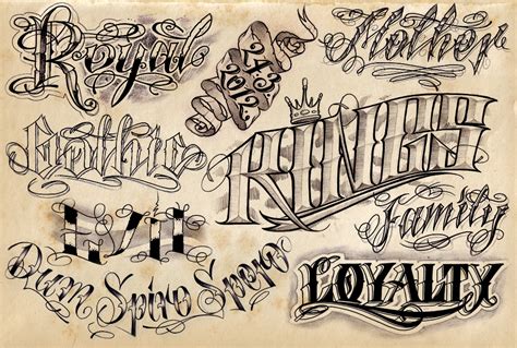 12 Cool Tattoo Lettering Designs Project 4 Gallery