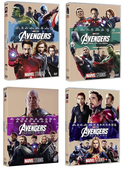Avengers Collection 4 Film In Dvd Edizione 10° Anniversario Edizione