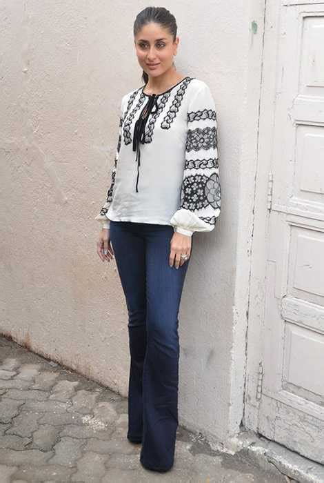 Kareena Kapoor In Designer Jeans And Kurti