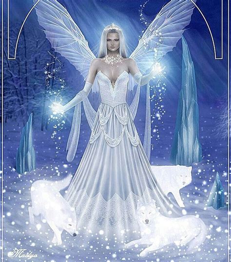 Pin By Tiny Myers On Hermosura Fairy Artwork Winter Fairy Fairy Queen