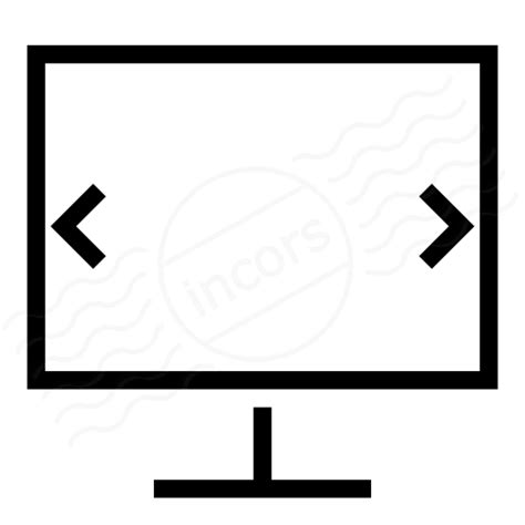 Iconexperience I Collection Monitor Width Icon