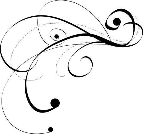 16 Free Vector Flourishes And Swirls Images Free Vector Flourishes