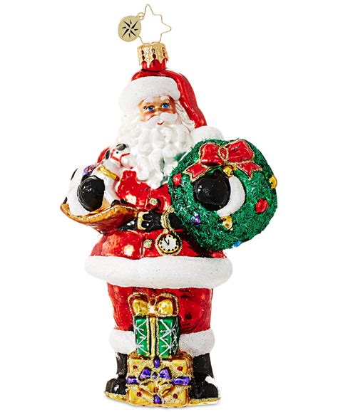 Christopher Radko Traditional Santa Ornament
