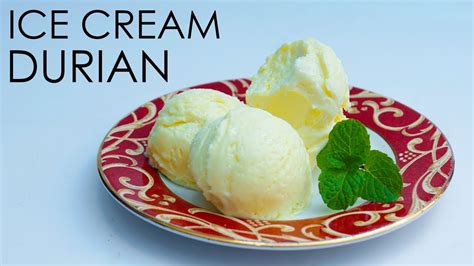 Ice cream is made of molecules of fat suspended in a structure of water, sugar and ice. Cara Mudah Membuat Es Krim Durian Nyummy | Durian Ice ...