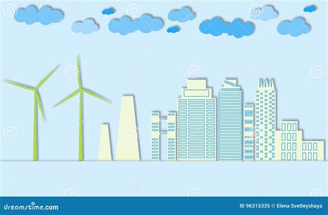 Green City Concept Eco Town Wind Generators And Alternative Energy
