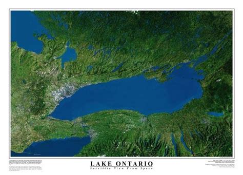 Satellite Poster Lake Ontario