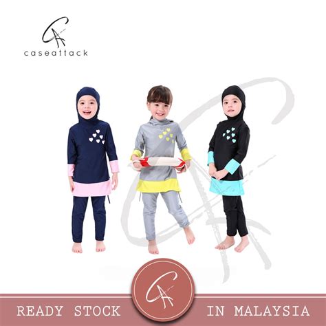 See more ideas about swimwear, muslimah, swimsuits. Muslimah Swimwear Caseattack Kids Girl Long Sleeve ...