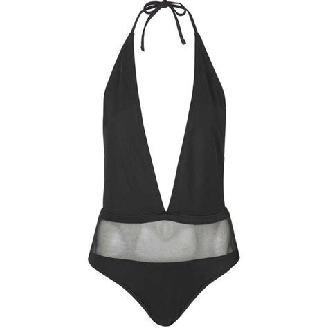 Topshop Mesh Plunge Swimsuit Plunge Swimsuit Topshop Outfit Fashion