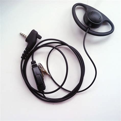 D Style Shape Earhook Headset Vertex Standard Vx168 Vx261 Vx264