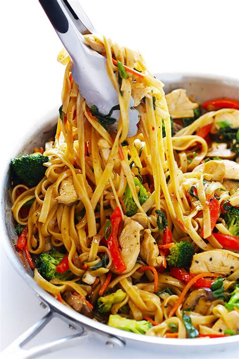 Chicken stir fry with noodlesbecky keeps house. 30-Minute Sesame Chicken Noodle Stir-Fry | Gimme Some Oven