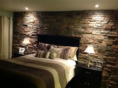 Multiple sizes available for all screen sizes. Rock accent wall in the master bedroom | Accent walls in living room, Master bedroom wall decor