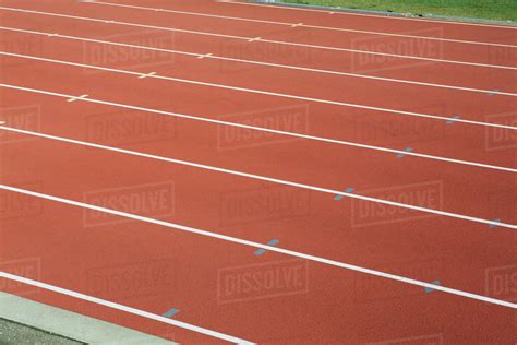 Running Track Lanes Stock Photo Dissolve