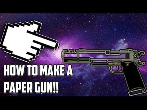 Making a simple paper gun is quick and fun to do. How to Make a Paper Gun that Shoots without Tape or Glue ...