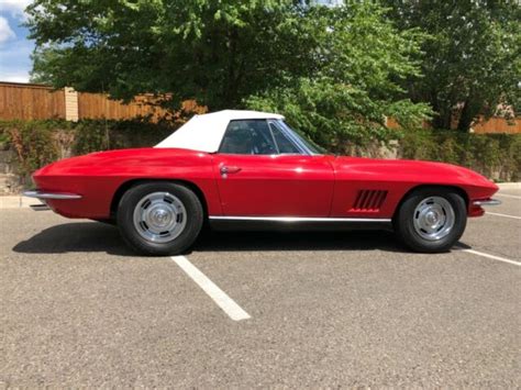 No Reserve 1967 Corvette Convertible Numbers Matching 327 300 Hp With