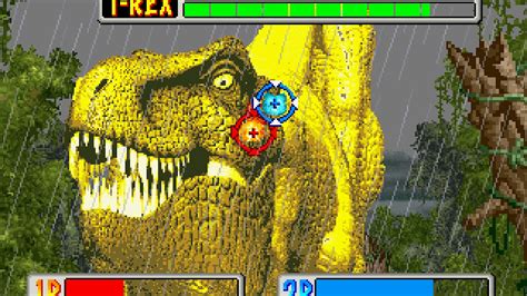 Plusieurs parasaurolophus galopent lors de la scène du safari. Jurassic Park arcade 2 player 60fps - YouTube