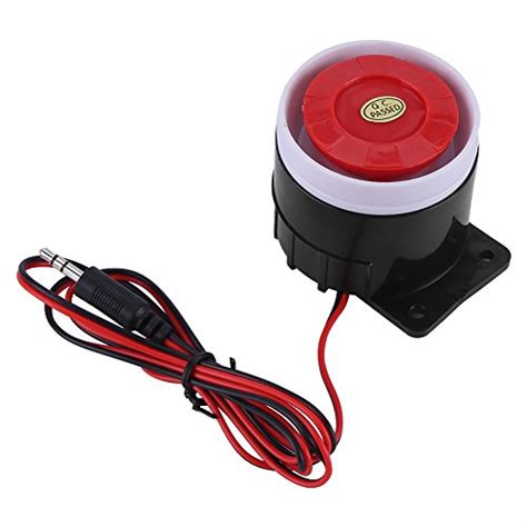 sirenas dc 12v con cable mini horn siren 110 db con system de alarma de seguridad para el hogar