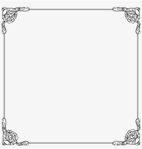Certificate Border Templates For Word Besttemplates123 Square Border