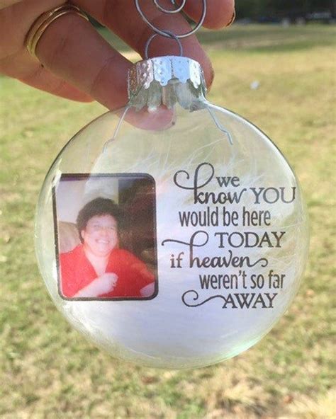 In Memory Ornament Personalized Christmas Ornament Etsy Photo