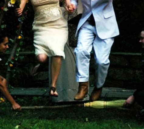 Jumping Broom Wedding Broom In Your Choice Of Natural Black Etsy