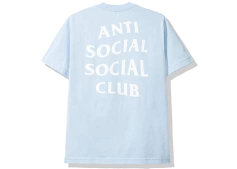 Anti Social Social Club Catchem S Tee Fw19 Blue Mens Fw19 Us