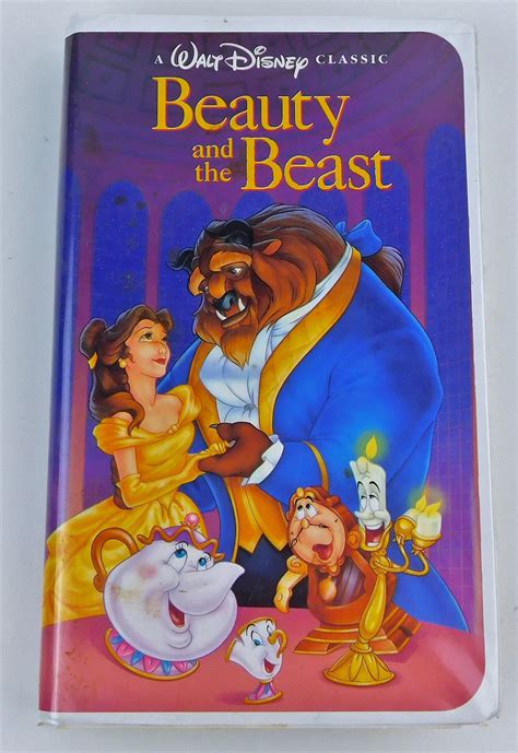 Beauty And The Beast Vhs 1992 Black Diamond Edition By