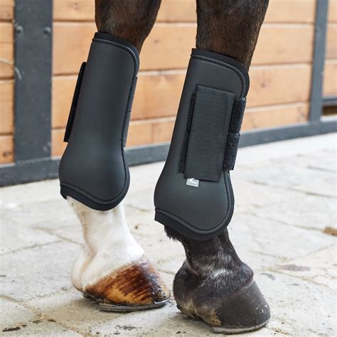 Horze Open Front Jumping Tendon Horse Boots Riding Warehouse