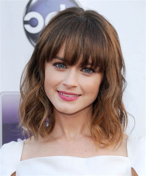 Best Brunette Feathered Bob Hairstyles With Piece Y Bangs Hot Sex Picture