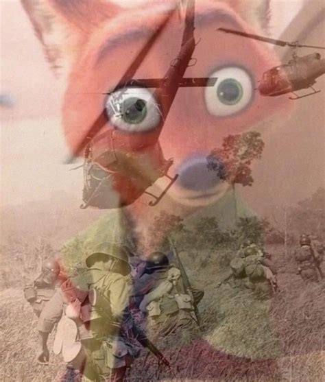 Nick Wilde Vietnam Flashback Meme Template Meme Generator Template