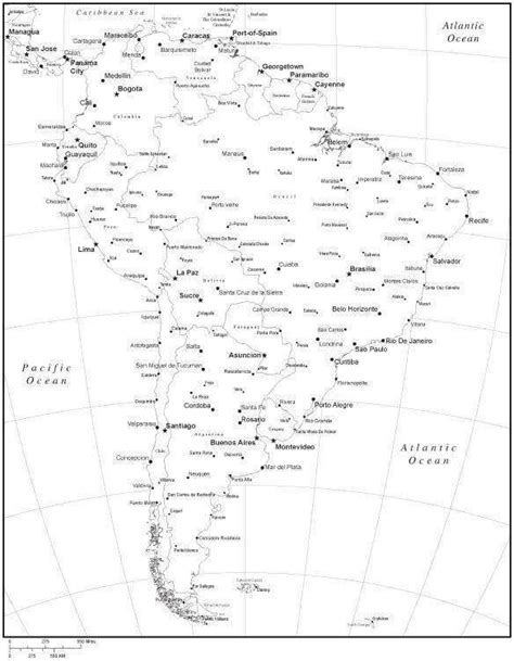 Map Of America Black And White 88 World Maps
