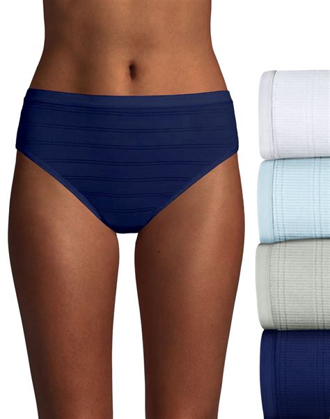 Hanes Ultimate Women S Breathable Comfort Flex Fit Hi Cut Underwear 4 Pack