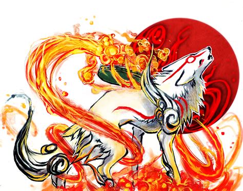 Okami By Vovix On Deviantart