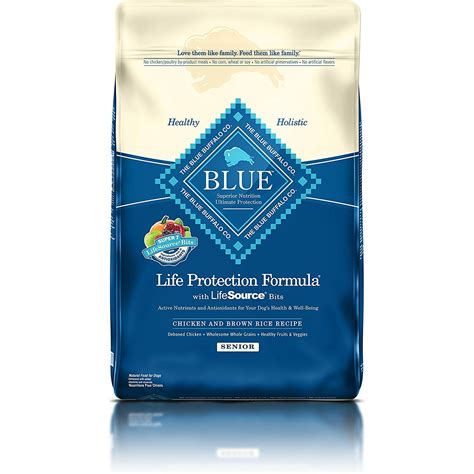 Loyall® puppy dog food is formulated to meet the nutritional levels established by the aafco dog food nutrient profiles for all life stages including growth of large size dogs (70 lb or more as an. Blue Buffalo BLUE Senior Dog Chicken #PetSupplies | Dog ...