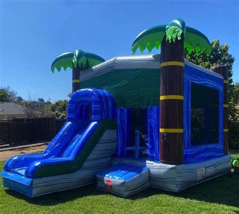 Island Tropical Bounce House And Slide Rental North County Jumpers