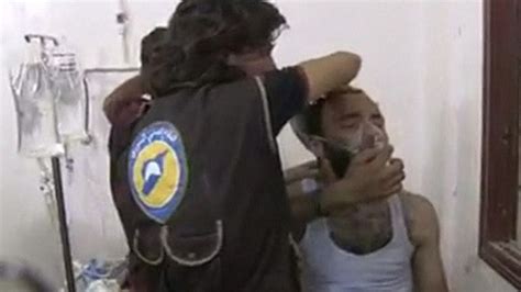 Syrian Conflict Saraqeb Attacked With Chlorine Gas Bbc News