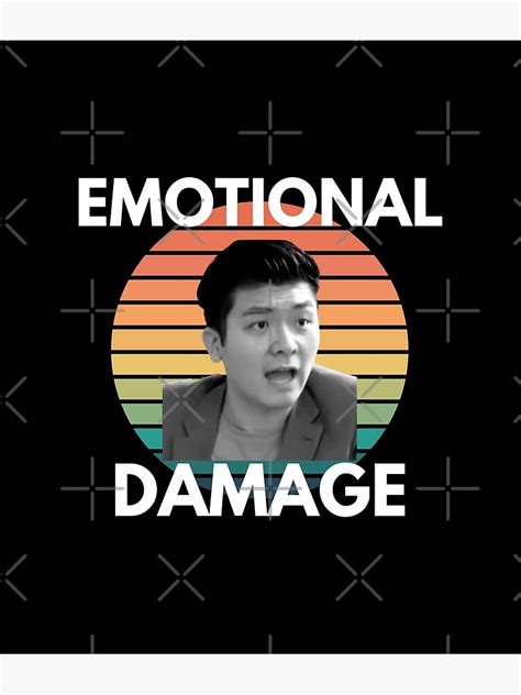 Emotional Damage Asian Guy Tiktok Meme Poster By Thememeplug Redbubble