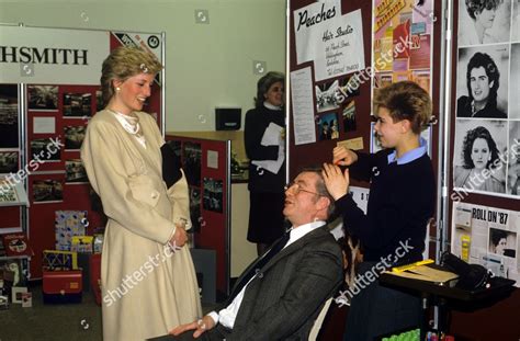 Princess Diana Teacher David Hurst Getting Editorial Stock Photo