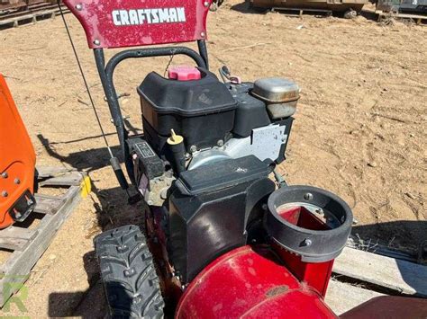 Craftsman 24 2 Stage Snow Blower 6hp Gas Roller Auctions