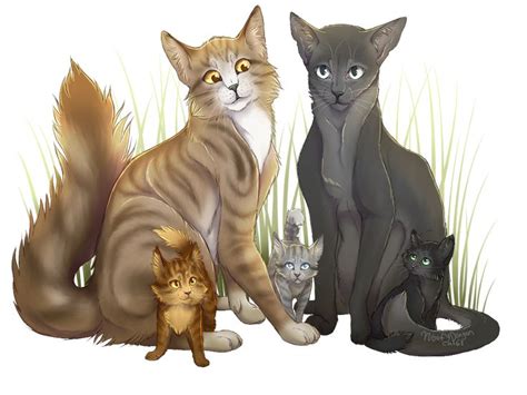 Leafpool X Crowfeather Warrior Cats Art Warrior Cats Fan Art Warrior Cats Books