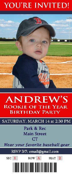 Andrews Rookie Of The Year 1st Birthday Party Ct Mommy Blog
