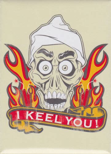 Jeff Dunham ~ Achmed I Keel You Flames Magnet ~ Officially Licensed Ebay