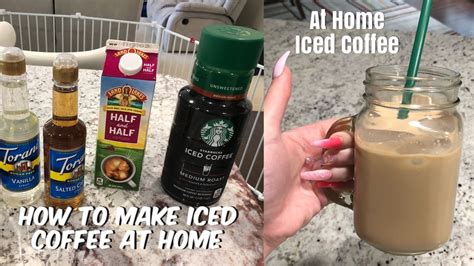 How To Make Iced Coffee Steps Youtube