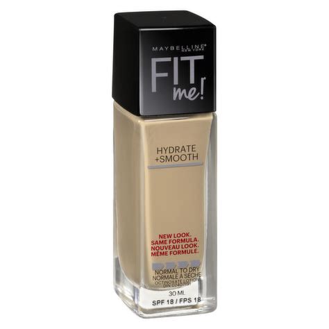 Maybelline Fit Me Hydrate Smooth Foundation Porcelain Save On Foods