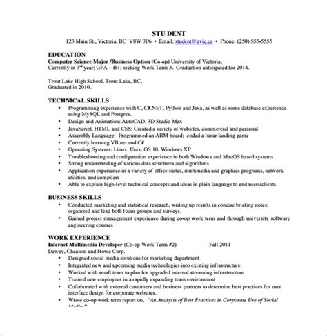 Computer science engineer fresher's resume templates. FREE 11+ Sample Computer Science Resume Templates in PDF | MS Word
