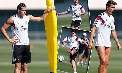 Gareth Bale Shows Off Physique As Real Madrid Train Ahead Of Super Cup