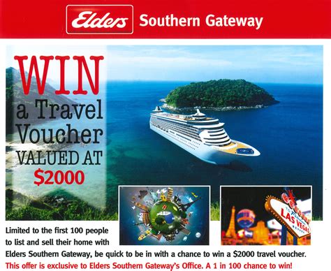 Win A Travel Voucher Valued At 2000 Southern Gateway