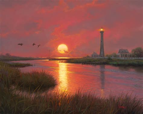 Lighthouse Cove By Mark Keathley Infinity Fine Art