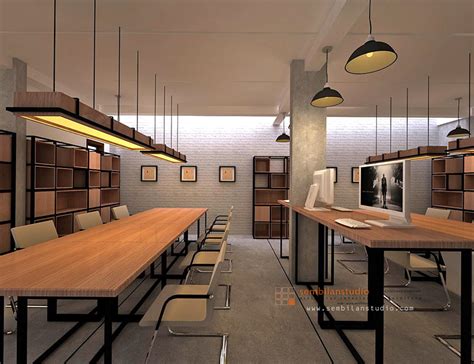 Int Ide Sederhana Desain Interior Konsep Industrial Style Untuk